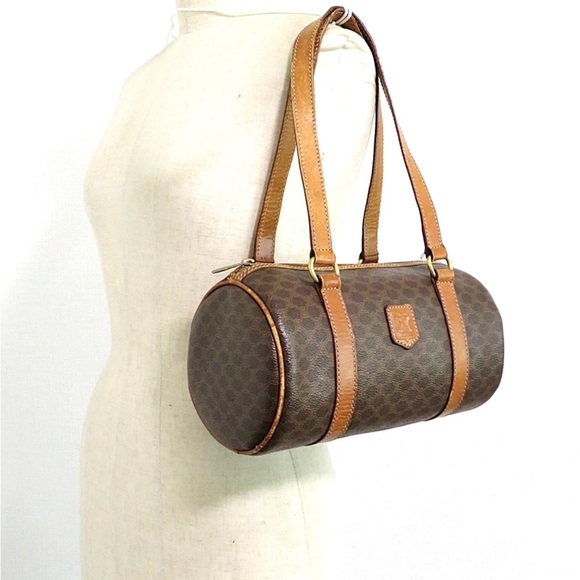 Celine Brown and Tan Shoulder Bag - Picture 9 of 16
